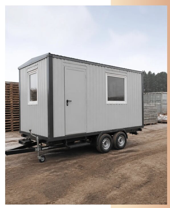 Купить вагончик на колесах в Люберцах по цене от 263025 р. | БытовкаПрофи-Люб